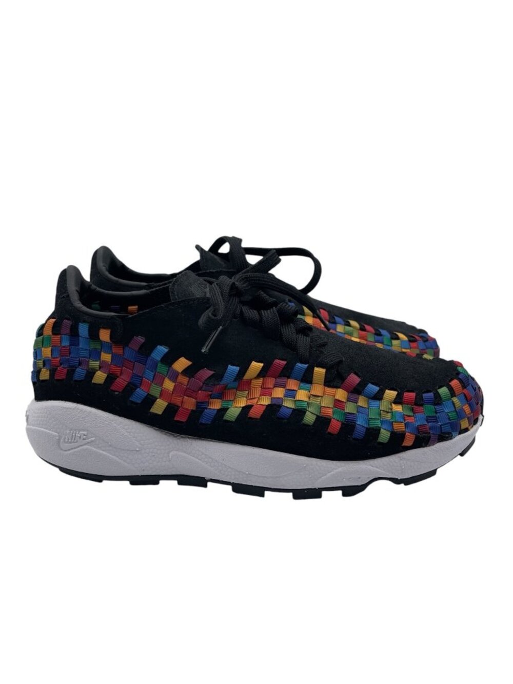 Nike WMNS Air Footscape Woven Black Multi-Color FB1959-002 Women's Size 8.5 - Picture 1 of 7
